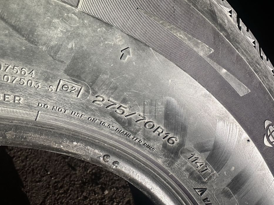 Шины 275/70R16 (4шт) michelin