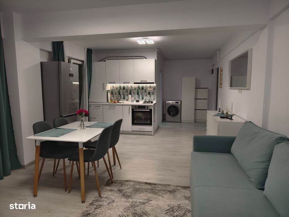 Apartament 2 camere, mobilat, la parter