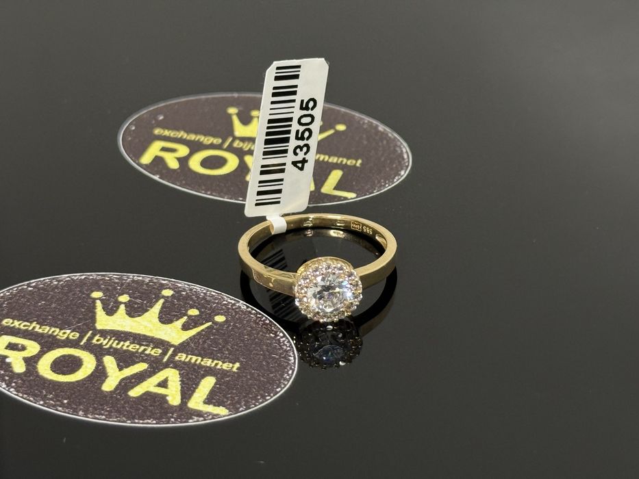 Bijuteria ROYAL : Inel AUR 14K NOU / 2.25 GR