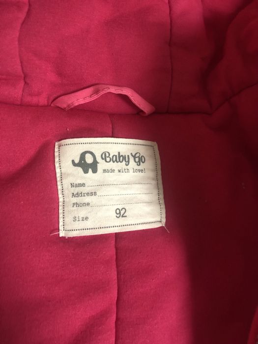 Комбинезон для девочки осень -весна 92