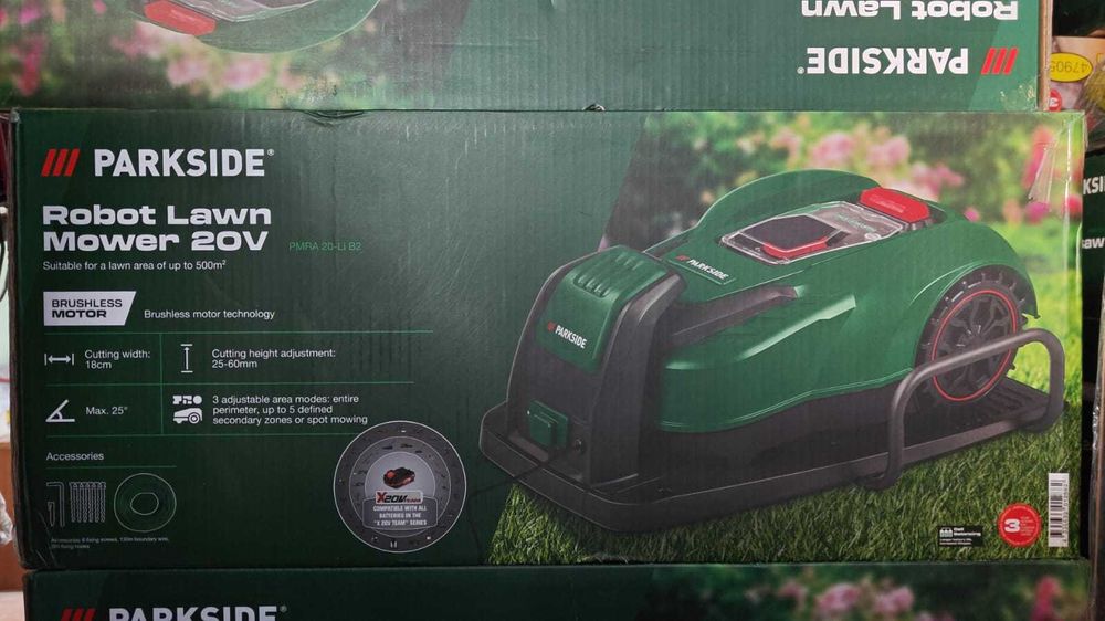Robot de cosit Parkside, PMRA 20-Li b2, 500m taiat acumulator iarba