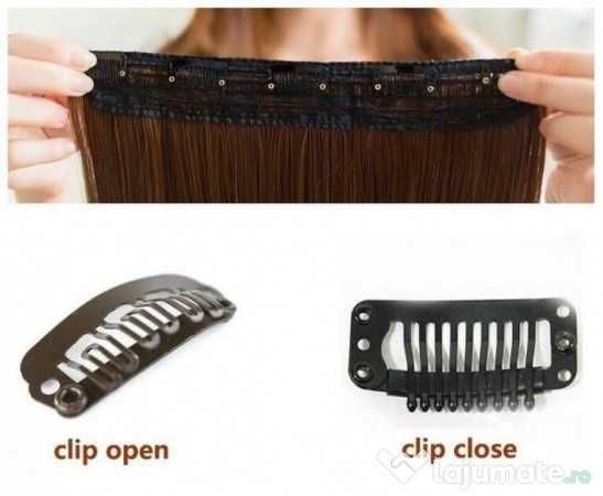 Extensii Extensie 60 cm Clip-on Par 5 clipsuri KANEKALON