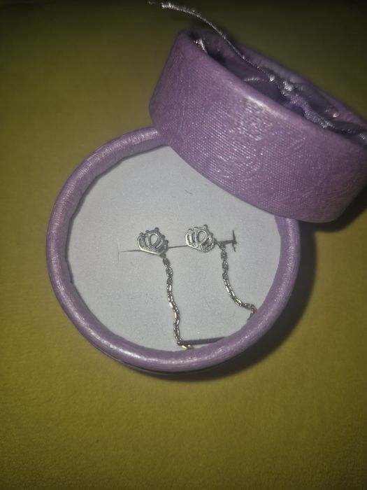 Серьги серебро 925 в упаковке