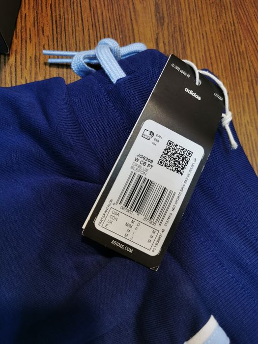 Pantaloni trening Adidas damă M – albastru, lungi, sport & casual