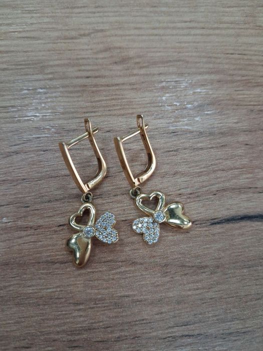 Золотие серьги 585