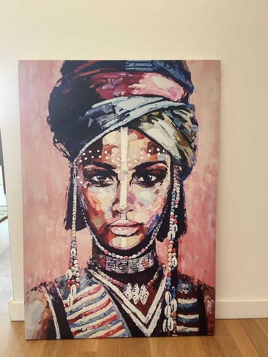 Tablou Canvas 80x120 cm Femeie Africana