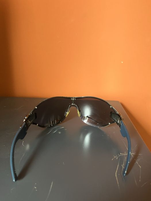 Gucci mono grey blue detail frame