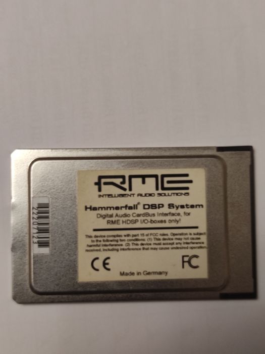 Плата адаптер RME HDSP CardBus