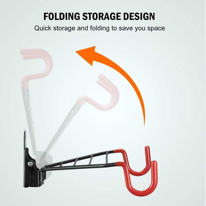 Велосипедна стойка MARTAR, Закачане под рамка, Сгъваема, Ротираща