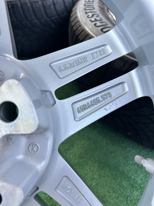 5x112 16 6,5j ET 22 за vw golf 5,6,7 passat touran kadi skoda seat с зимни гуми