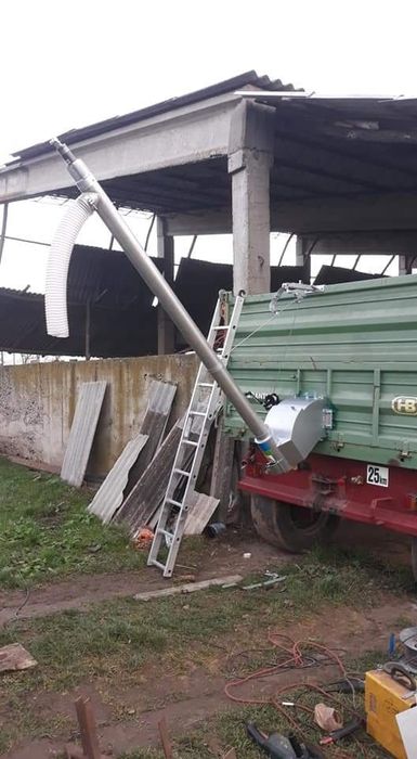 Snec inox hidraulic pe remorca