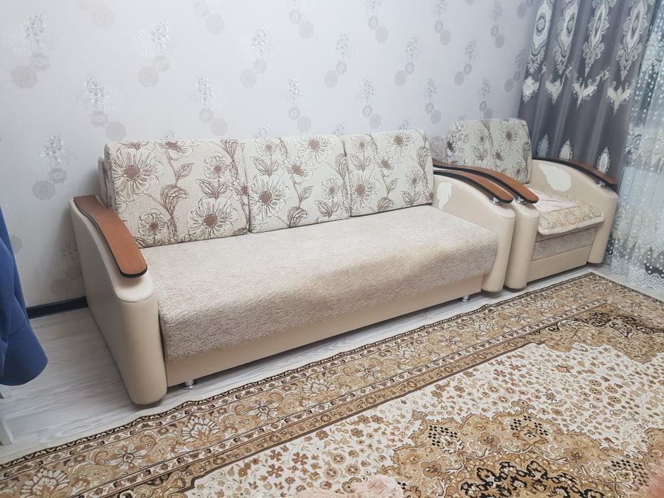 Диван с креслом  раскладной