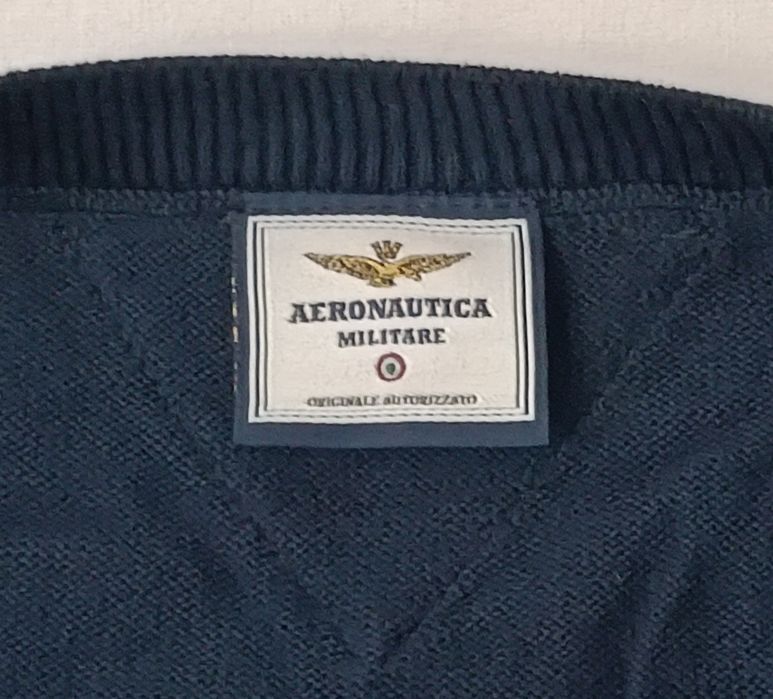 Aeronautica Militare Pullover оригинален пуловер XL памучен пуловер