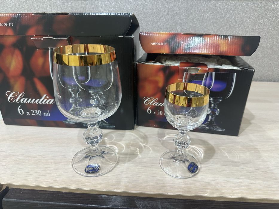 Богемский Кристалл фужеры