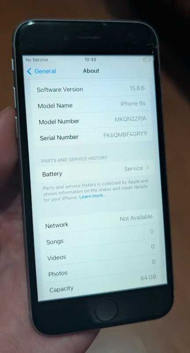 iPhone 6s – 64GB – Space Gray – 100% Funcțional