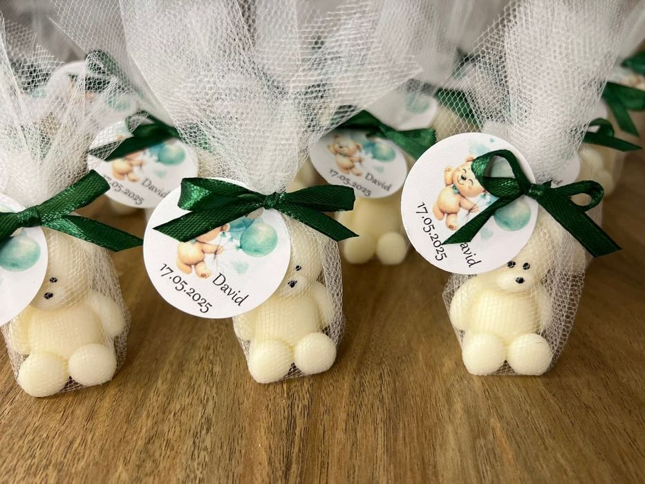 Mărturii nuntă si  botez din ceară naturală de soia – parfumate,