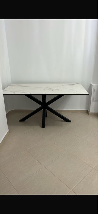 Masa ceramica/sticla călită ca noua 160 cm
