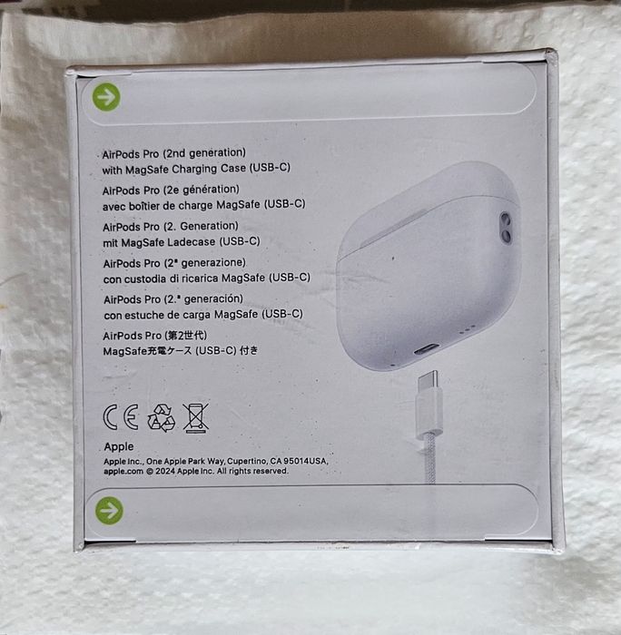 Слушалки с микрофон Apple Airpods Pro (2nd Gen)  (USB-C)