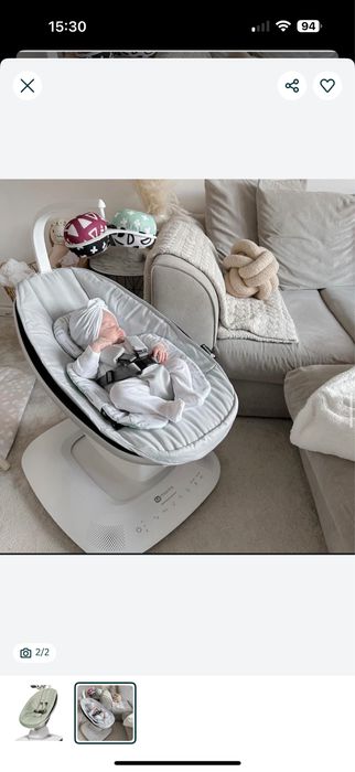 Электронная люлька последнего поколения. Шезлонг 4 moms