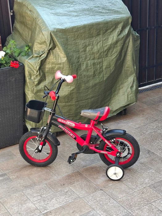 Bicicleta cu roti ajutatoare de copii