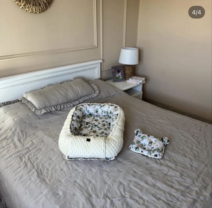 Babynest, cuib pentru bebelusi - handmade, premium, 100% bumbac.