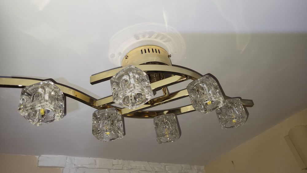 Люстра плафон кубики