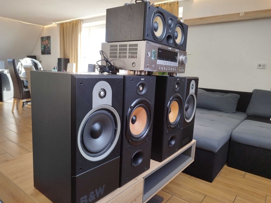 Bowers Wilkins 5.0 + Receiver Yamaha RX-V461