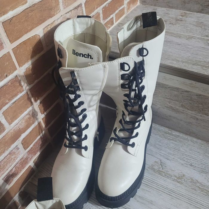 Ghete albe bench  marimea 36 si 37