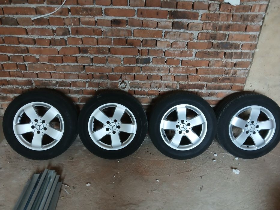 Оригинални Алуминиеви джанти 16цола за Mercedes w211-E class.w204-205-c-class-vito.viano.A-B-class.5×112.