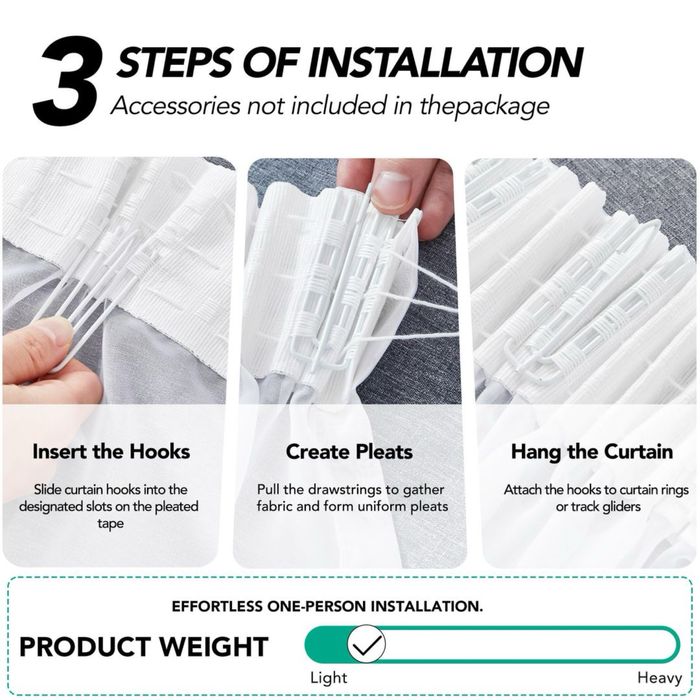 Perdea Voal Alba 220x200 cm cu Banda Fronsare