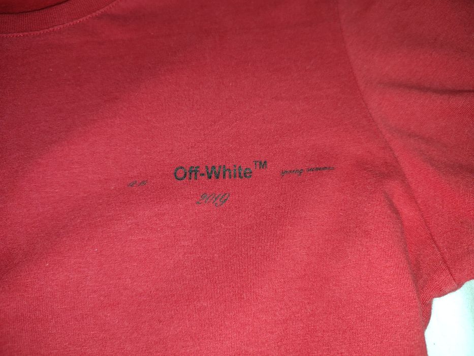 Tricou Off-White roșu