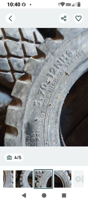 Cauciucuri utilaj agricol 570/12