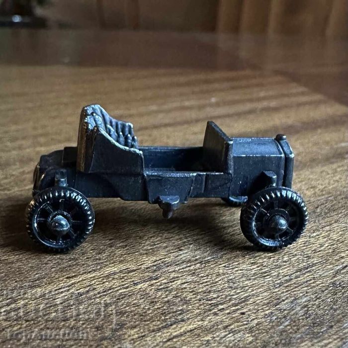 Kinder 1978 метален Mercedes 1928 и метален Opel Coupé 1909 - ранни редки играчки