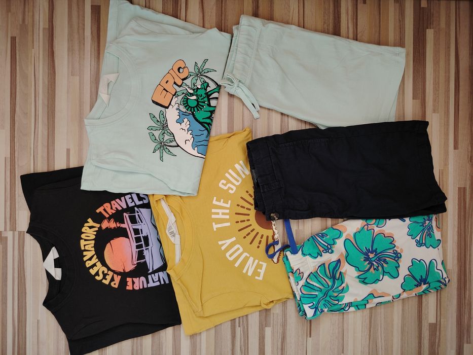 Лот летни дрехи за момче H&M 110/116