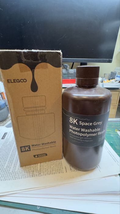 Rașină 8K Fotopolimerică Water Washable pentru imprimantă 3D