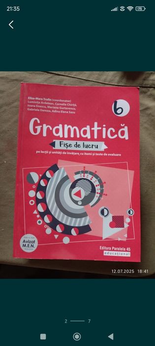 Culegeri/Caiete de elev - romana