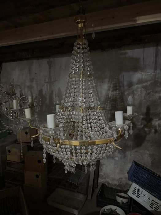 Люстра хрустальный