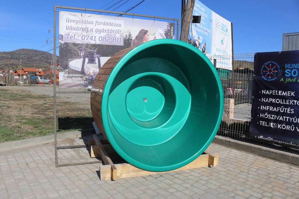 Ciubar din fibra de sticla Verde Metalizat