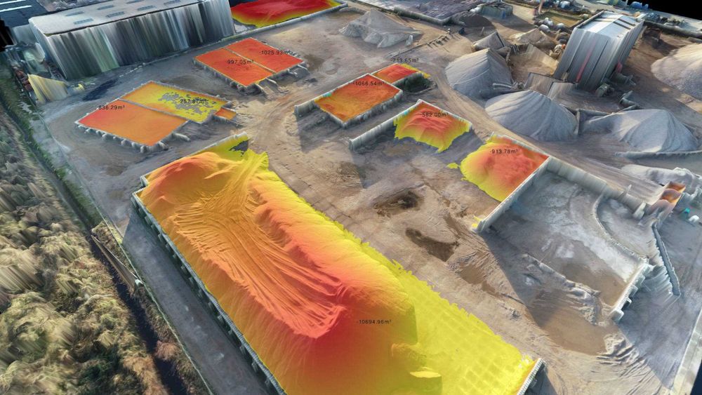 Лицензиран геодезист Варна – Измерване на обеми с дрон и Leica GS18