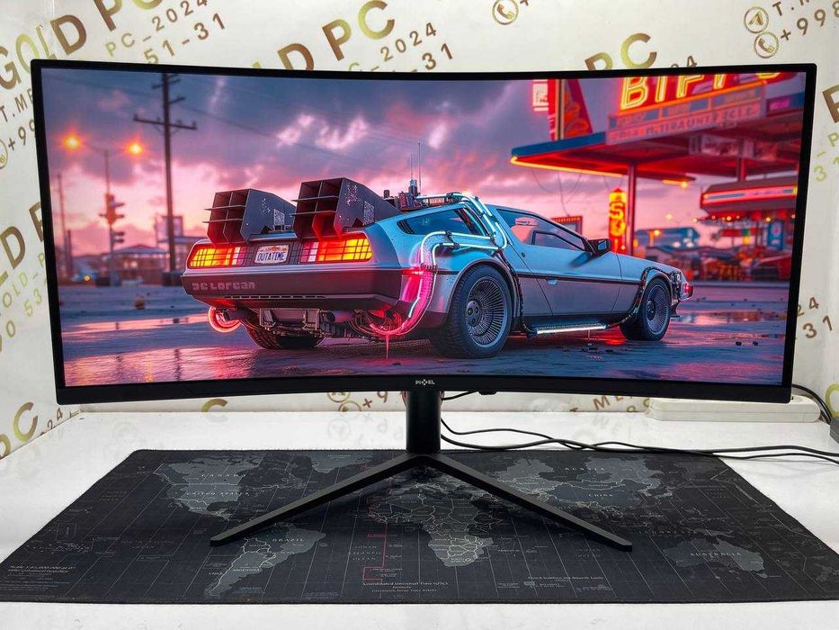 Monitor PIXEL 34 180hz CURVED "VA" / Arzon manitor lar bor yana