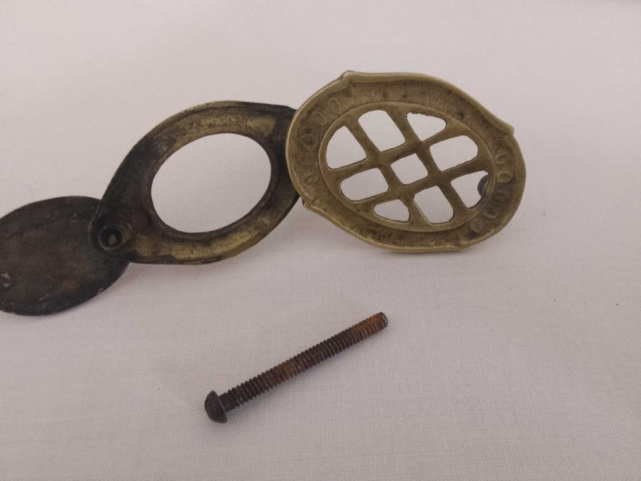 19век щипка за входна врата бронз рядка находка