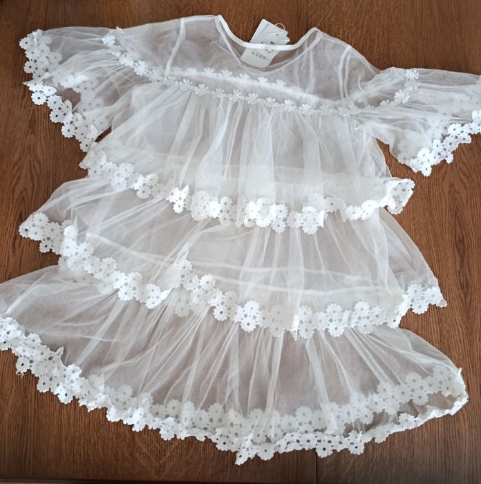 Нежное платье для девочки, рост 130