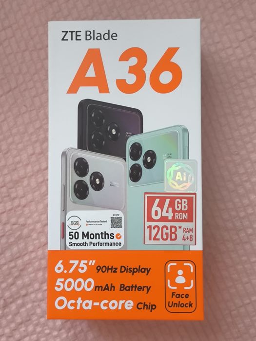ZTE Blade A36 64гб !НОВЫЙ!