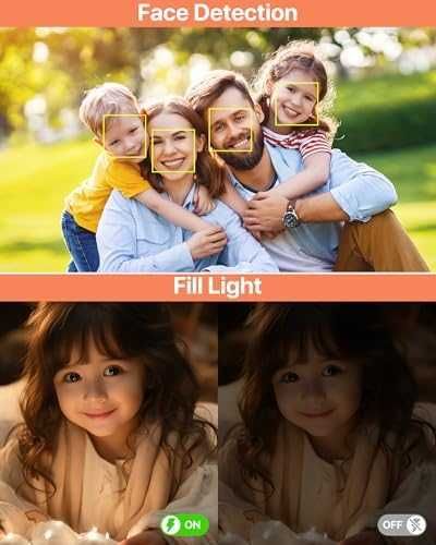 Нов черен Компактен фотоапарат 44MP 1080P 16x зум уеб vlog камера фото