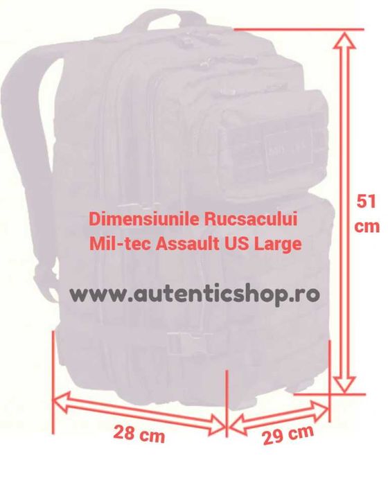 RUCSAC Militar MILTEC Ghiozdan Tactic Rezistent Pescuit Outdoor Verde