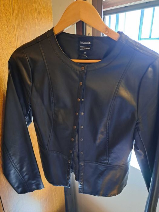 Jacheta dama imitatie piele