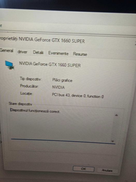 Placa video gtx 1660 super