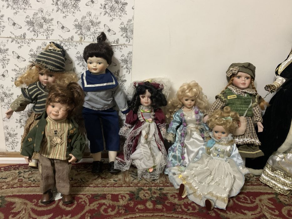 Papusi de portelan 30-45 cm baieti