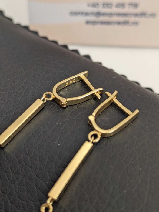 Cercei aur 14k 2.92g (Ag 13 Independentei 55319.2) Garantie 2 ani!