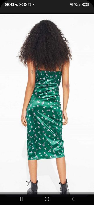 Рокля сатенирана H&M L